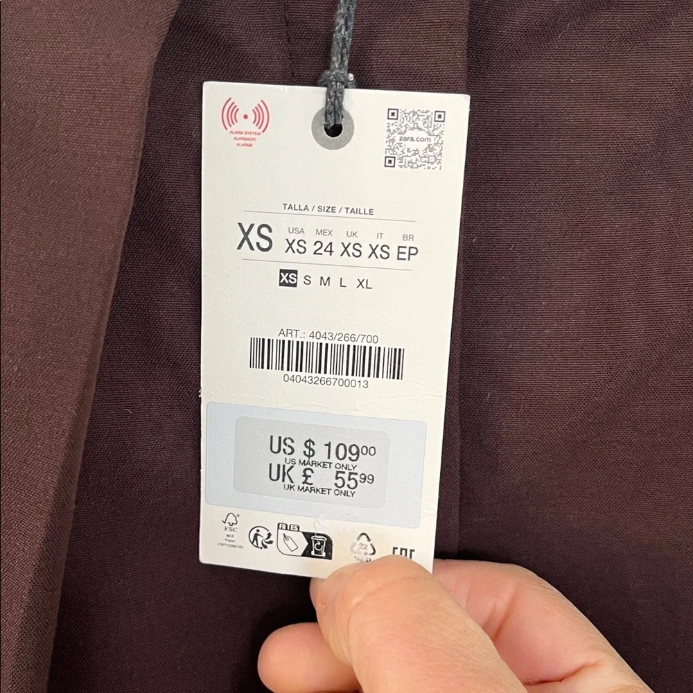 VIRAL NEW ZARA PLEATED CARGO PANTS  SIZE XS 🚨NO DISCOUNT